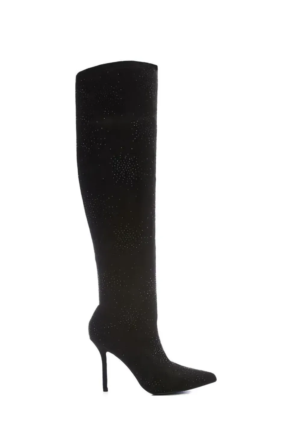 'Zarina' Alcantara Knee High Boots