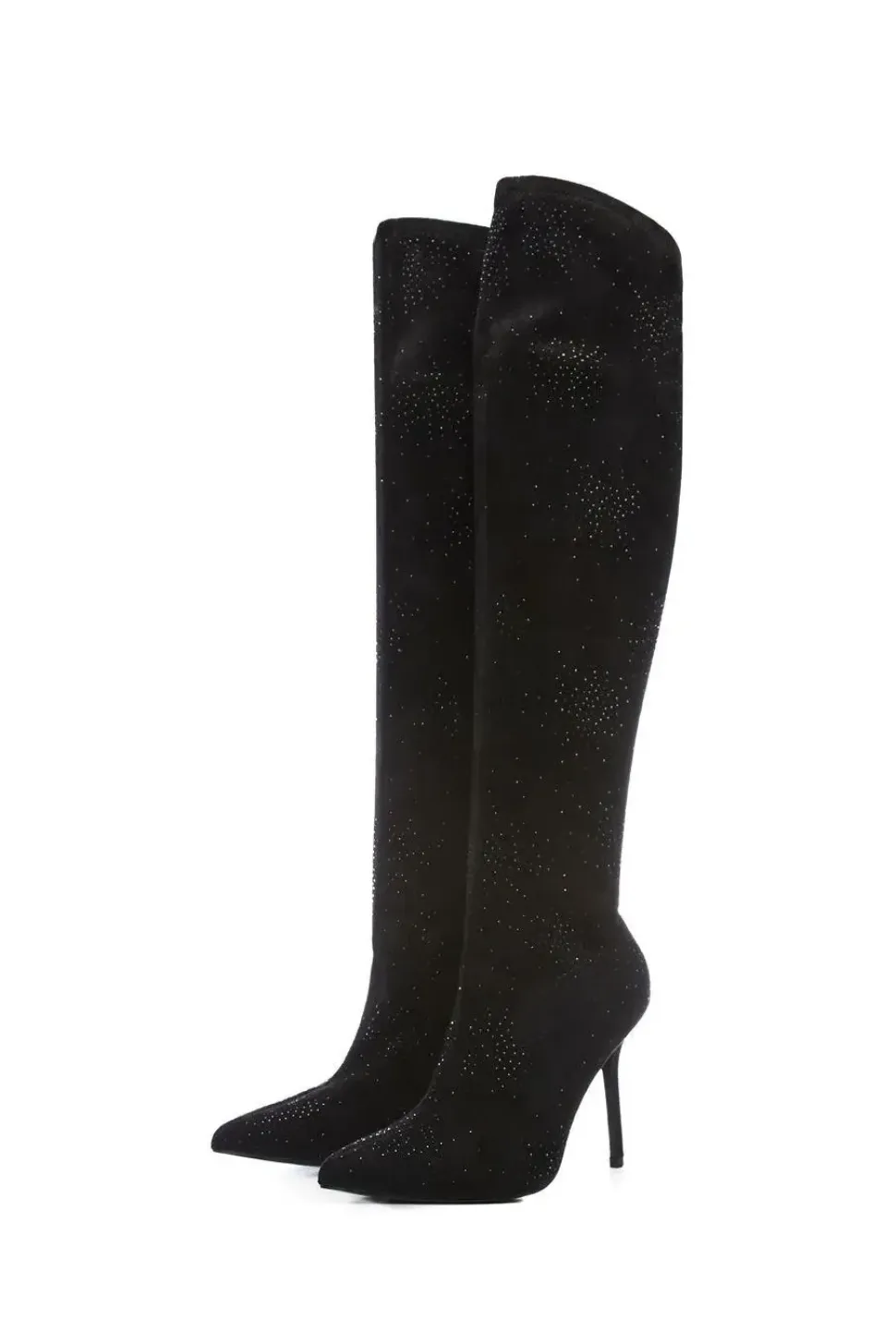 'Zarina' Alcantara Knee High Boots