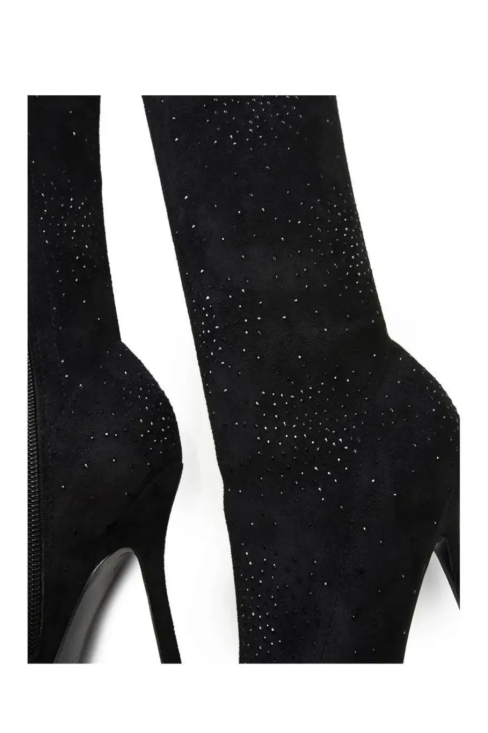 'Zarina' Alcantara Knee High Boots