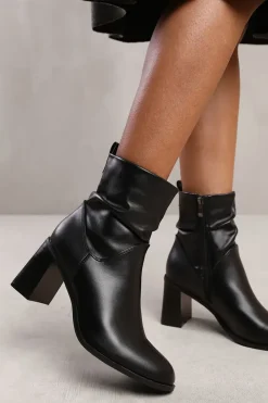 'Zayla' Slouch Ankle Boot With Side Zip