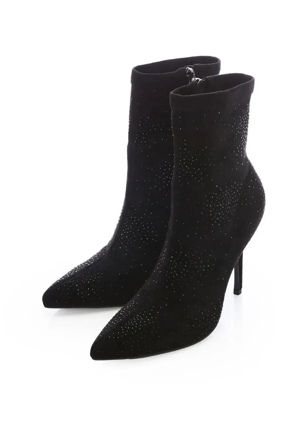 'Zoeyy' Alcantara Ankle Boots