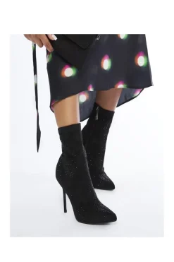 'Zoeyy' Alcantara Ankle Boots