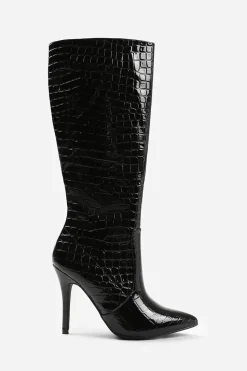 'Zoya' High Heel Calf Boot