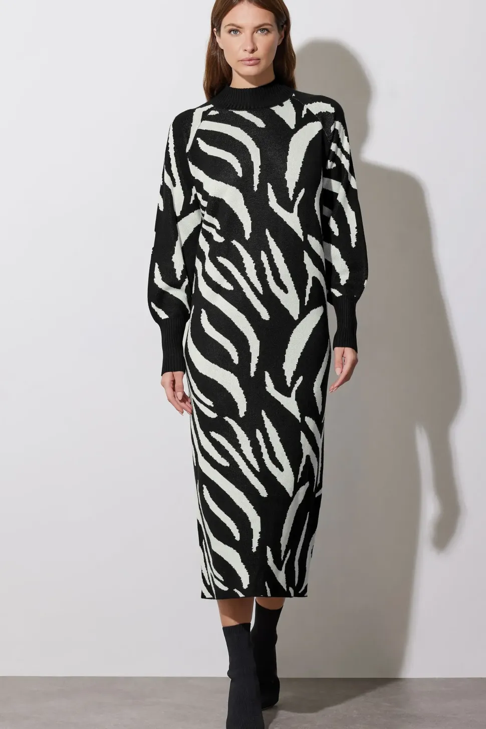 Zebra Jumper Dress