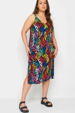 Zebra Print Beach Dress