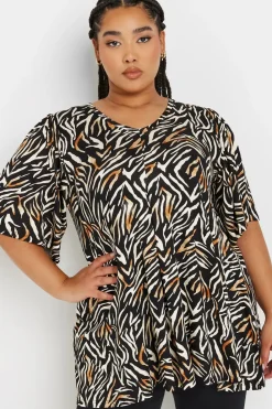 Zebra Print Swing Top