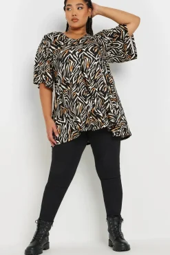 Zebra Print Swing Top
