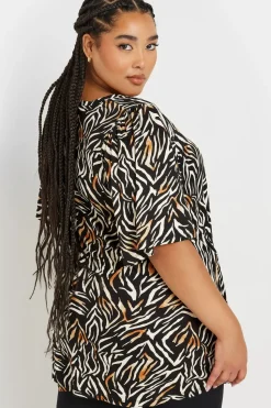 Zebra Print Swing Top