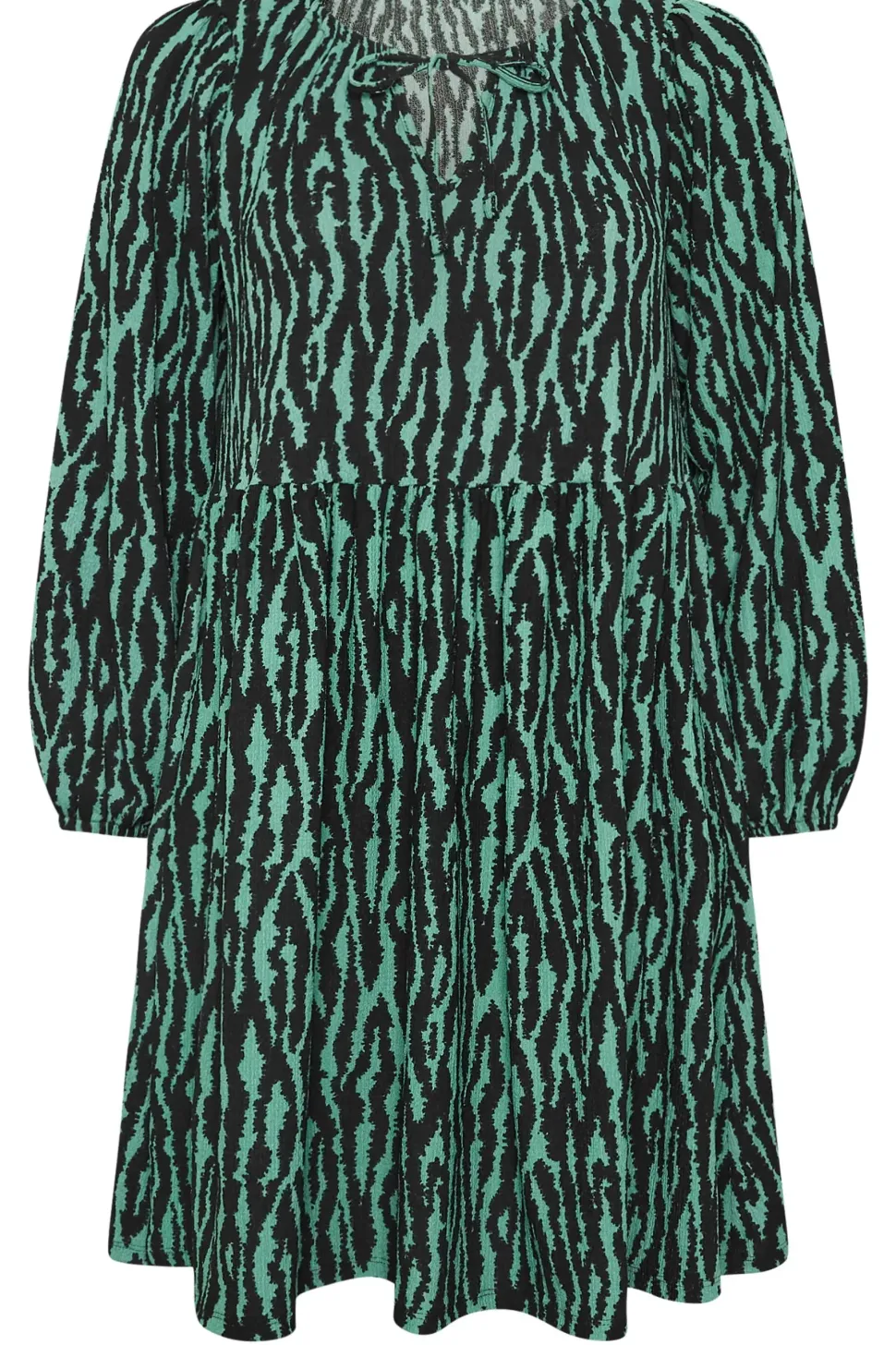 Zebra Textured Mini Dress
