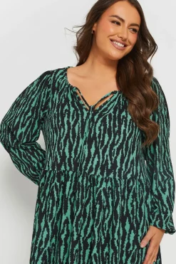 Zebra Textured Mini Dress