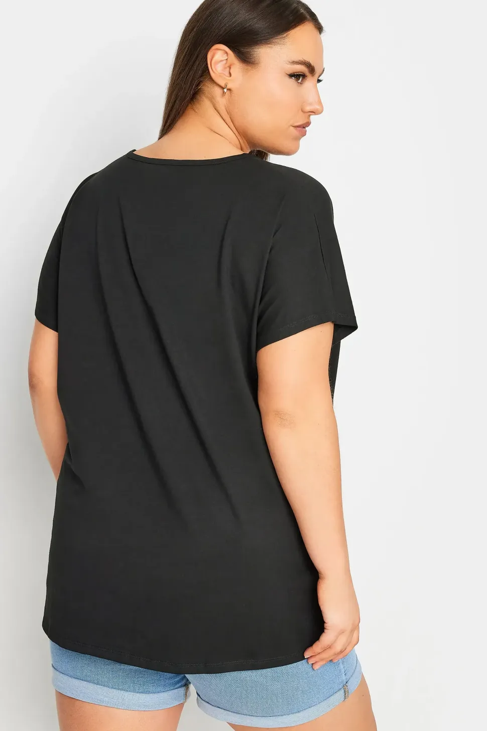 Zip Butterfly Embellished T-Shirt