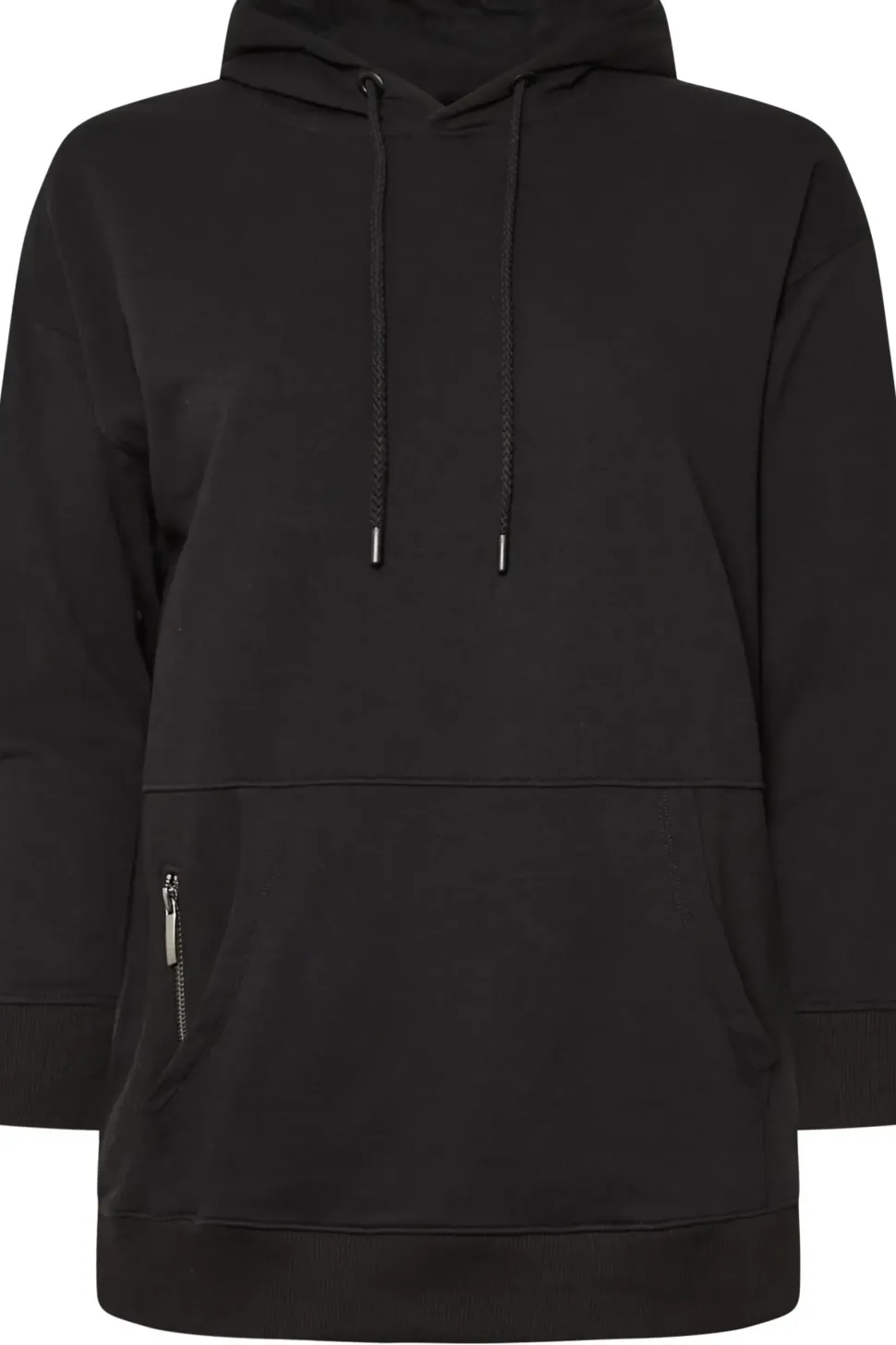 Zip Detail Hoodie