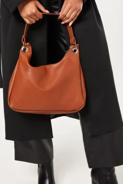Zip Detail Shoulder Bag