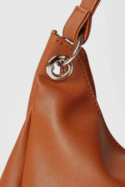 Zip Detail Shoulder Bag