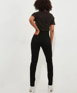 Zip Detail Skinny Jeans