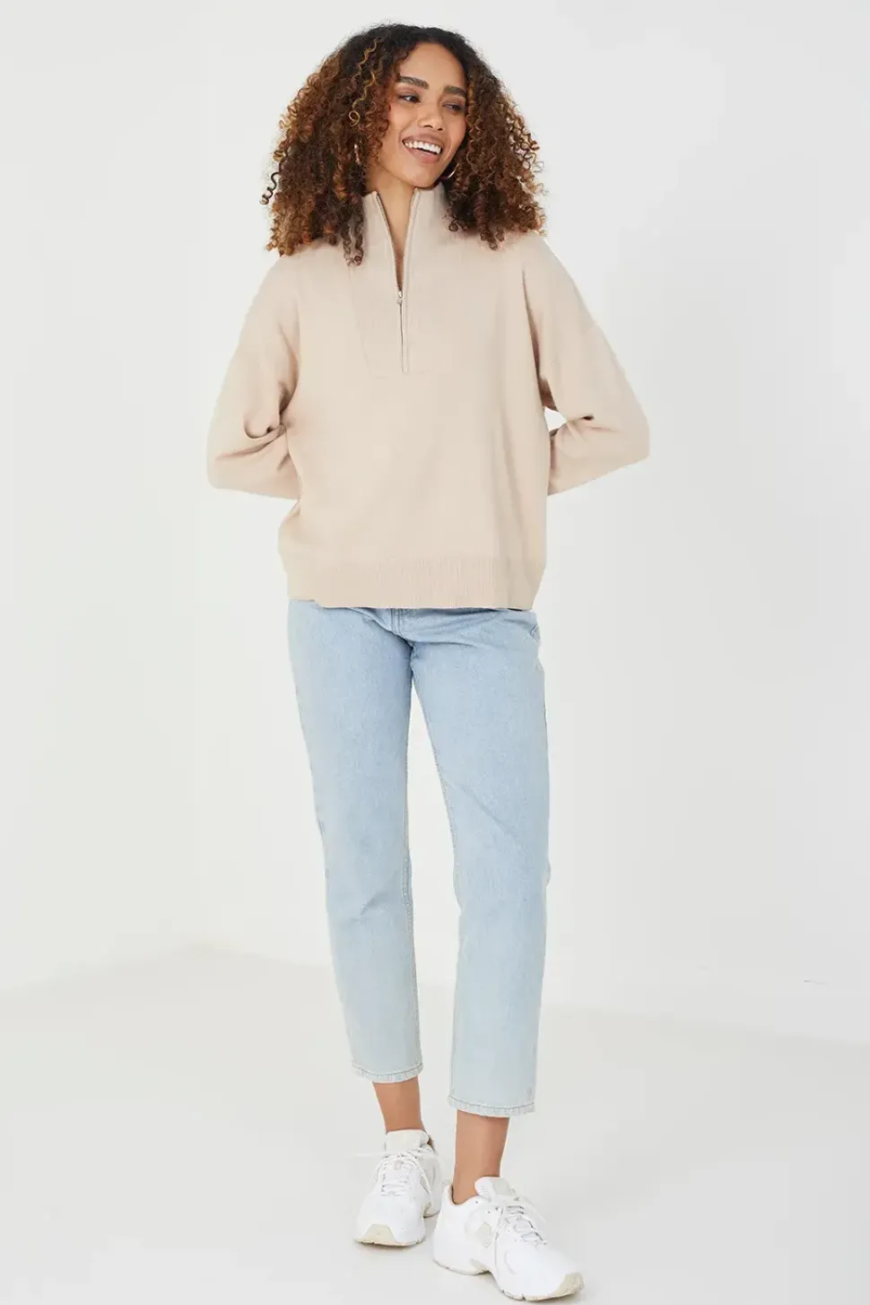 1/2 Zip Knitted Jumper