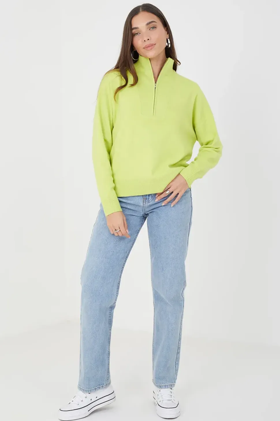 1/2 Zip Knitted Jumper