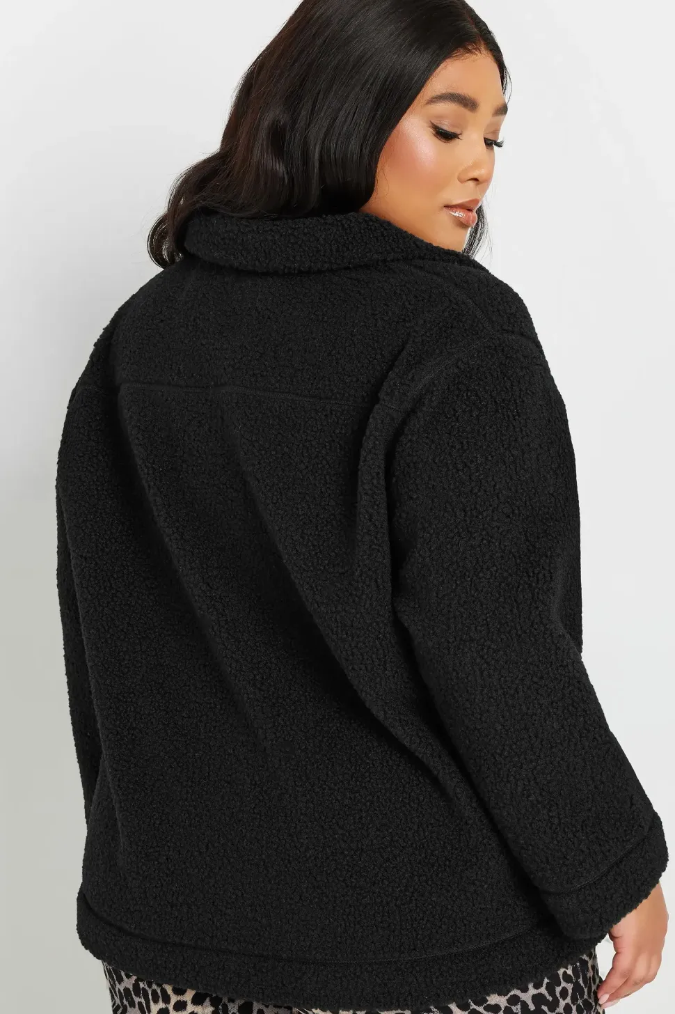 Zip Through Teddy Fleece Jacket