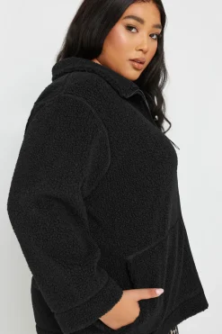 Zip Through Teddy Fleece Jacket
