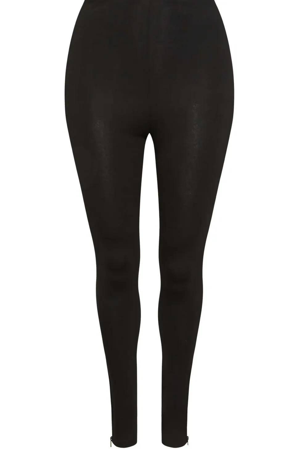 Zip Waist Leggings